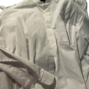 Henri Valdise size XL 17-17 1/2 Men's Classic White shirt great condition